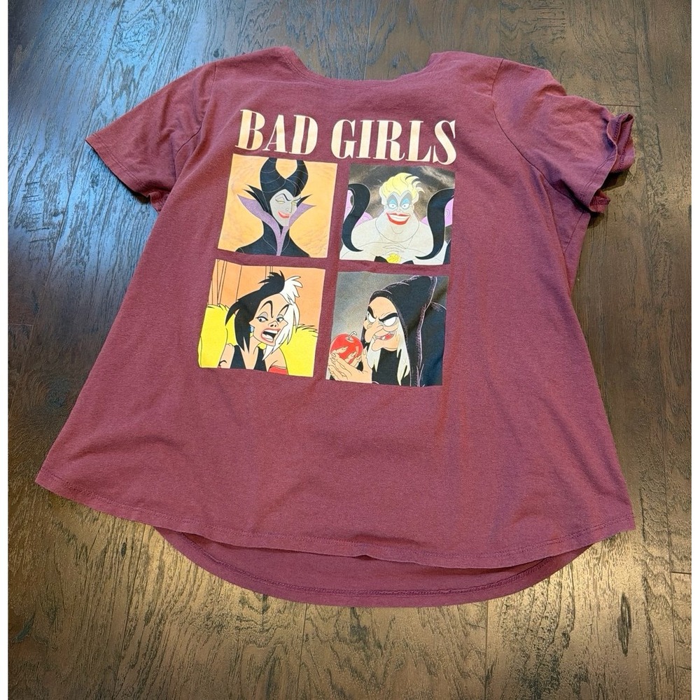 Disney Villains Bad Girls Purple T-Shirt